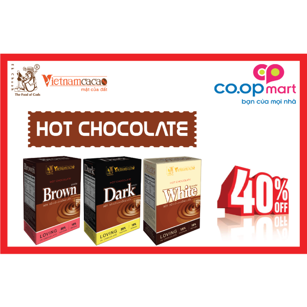 khuyến mãi 40% hot chocolate